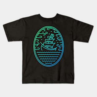 Hurricane Ship Kids T-Shirt